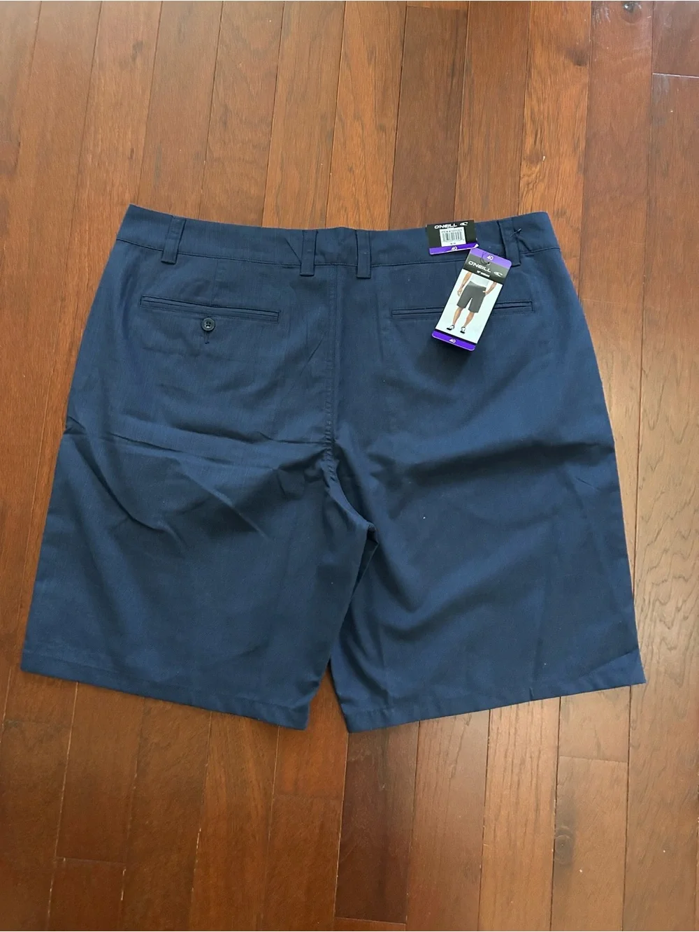 $60 NWT O'Neill Men's Lightweight Hybrid Shorts Blue Size 40 two way stretch